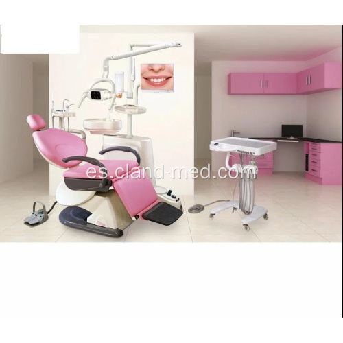 Unidad de silla dental portátil de electricidad clínica